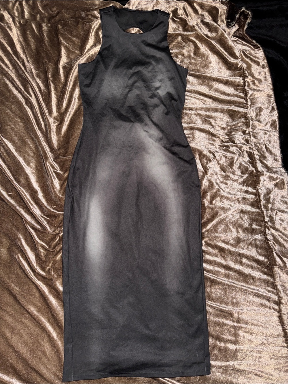 🍹♟️🗿Classic Black Sleeveless Midi Dress